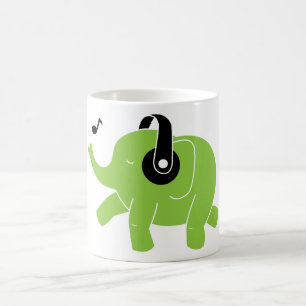Tanzen-Elefant Tasse
