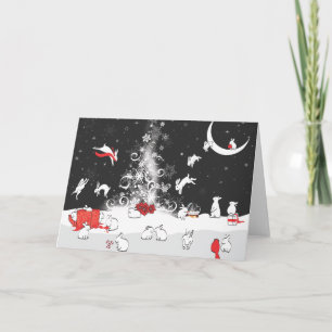 TANZEN FEIERTAGSKARTE