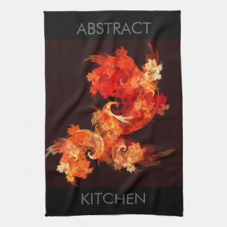 Tanzen Firebird Abstrakt Art Küchentuch
