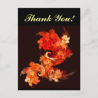 Tanzen Firebird Danke, Postcard Postkarte