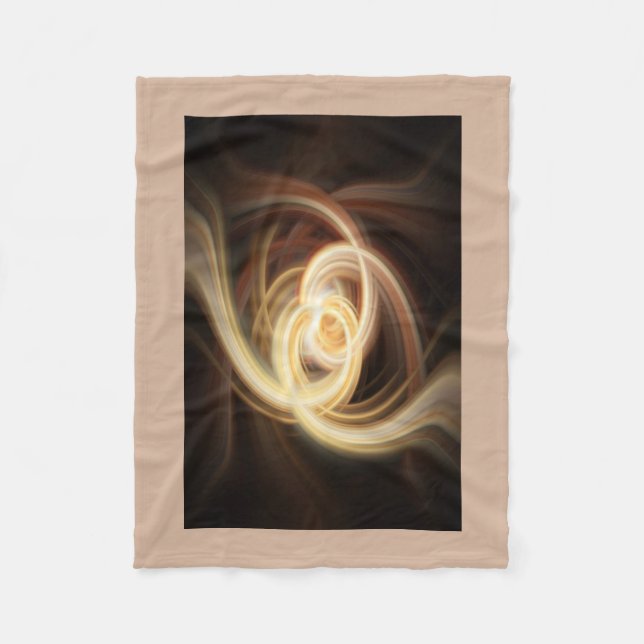 Tanzen flammt Fleece-Decke Fleecedecke (Vorderseite)