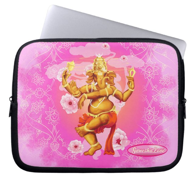 Tanzen Ganesha Laptopschutzhülle (Vorderseite)