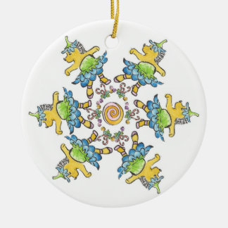 Tanzen-Igel Keramikornament