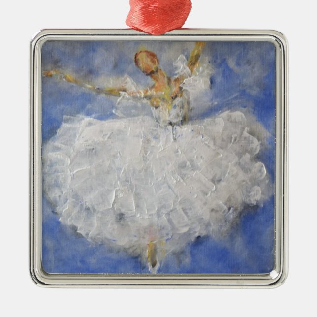 Tanzen im Himmel Ornament Aus Metall (Vorne)