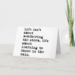 Tanzen im Regen Karte