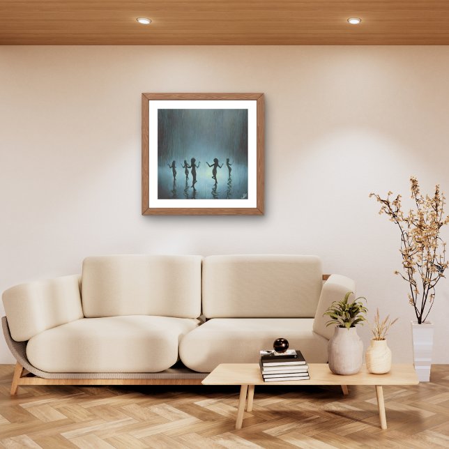 Tanzen im Regen Leinwanddruck (Von Creator hochgeladen)