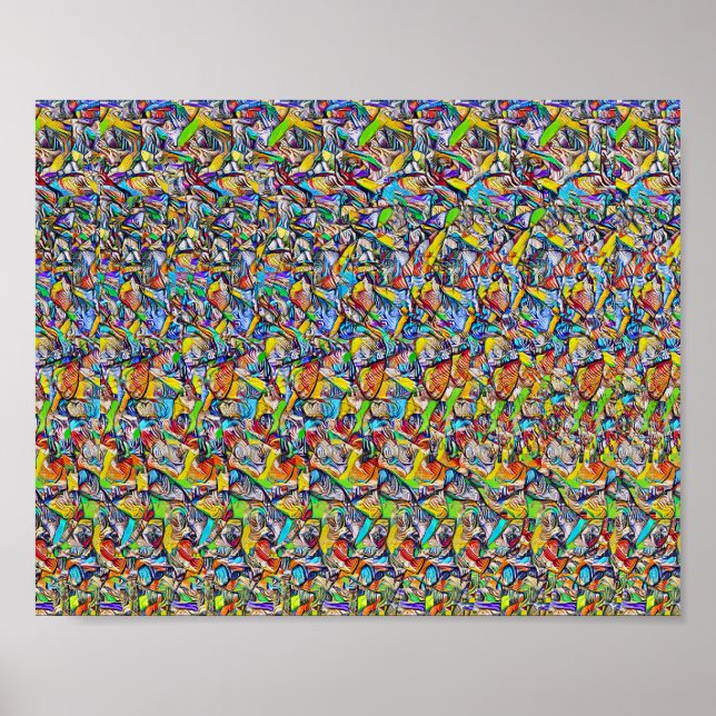 Tanzen in Brasilien - Versteckter 3D-Druck Poster (Vorne)