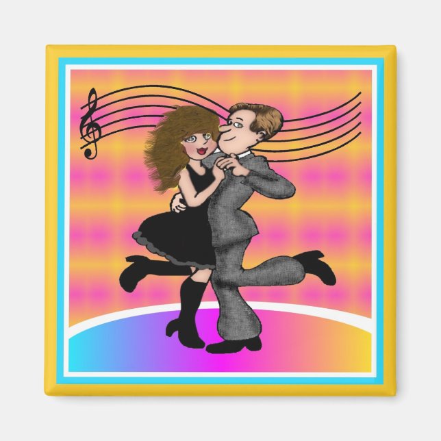 Tanzen in der Nacht Magnet (Vorne)