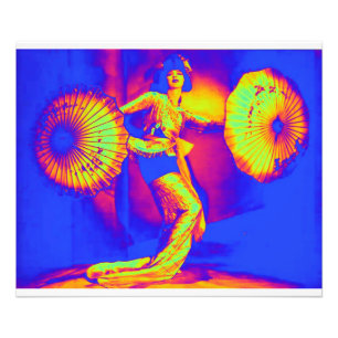 Tanzen in Farbe Fotodruck
