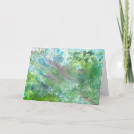 Tanzen in Snowflakes Grußkarte von Iris Grace Dankeskarte