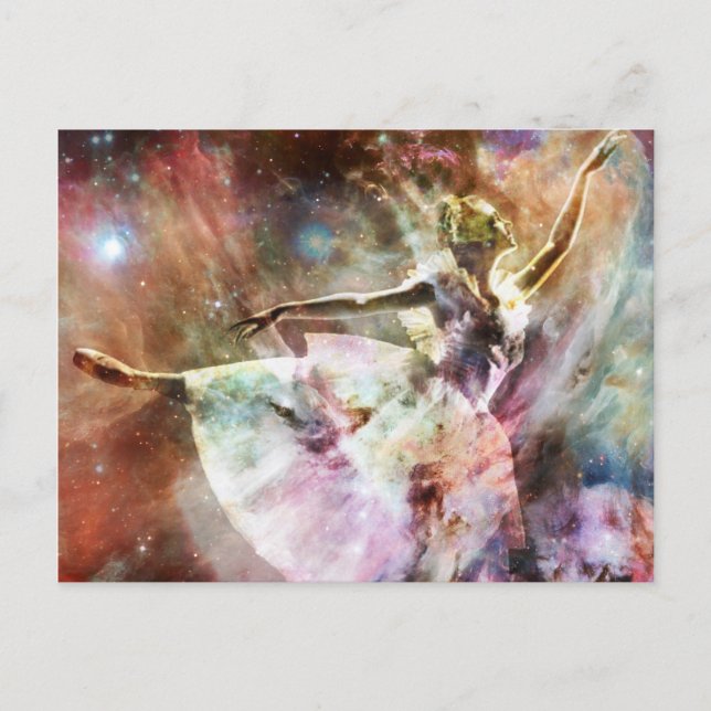 "Tanzen in Stardust" Postkarte (Vorderseite)