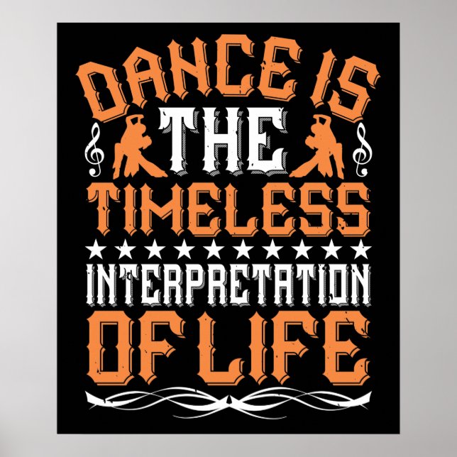 Tanzen ist die zeitlose Interpretation Poster (Vorne)