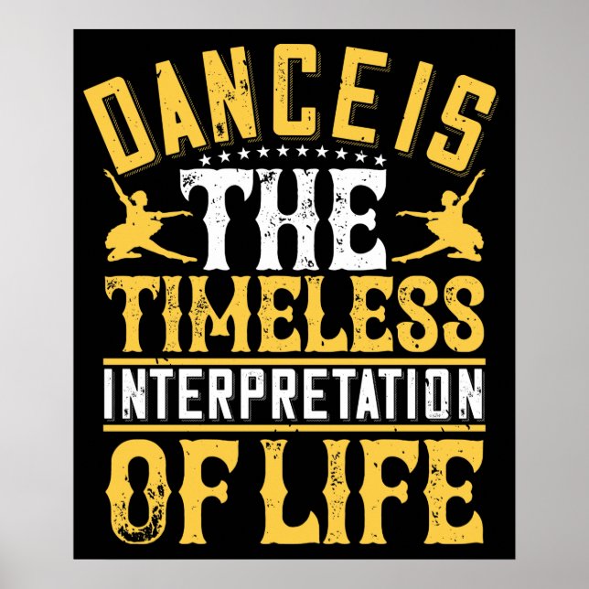 Tanzen ist die zeitlose Interpretation Poster (Vorne)