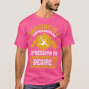 Tanzen ist ein Ausdruck von Horizontalem T-Shirt