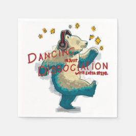 Tanzen ist nur Trennung mit zusätzlichen Schritten Serviette