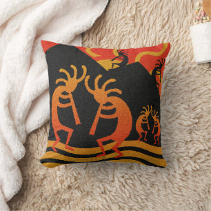 Tanzen Kokopelli Wüste Südwestdesign Kissen