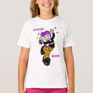Tanzen, Königin-Mädchen Wecker-T - Shirt