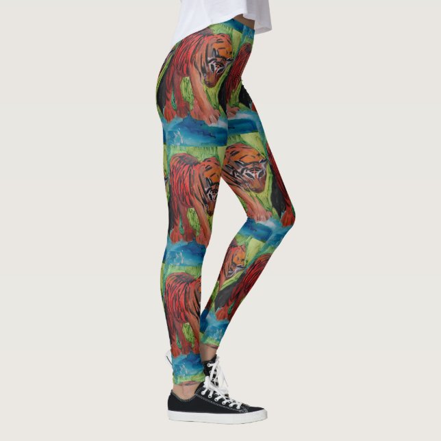 TANZEN LEGGINGS VON KÜNSTLER PAULA REILLY. (Rechts)