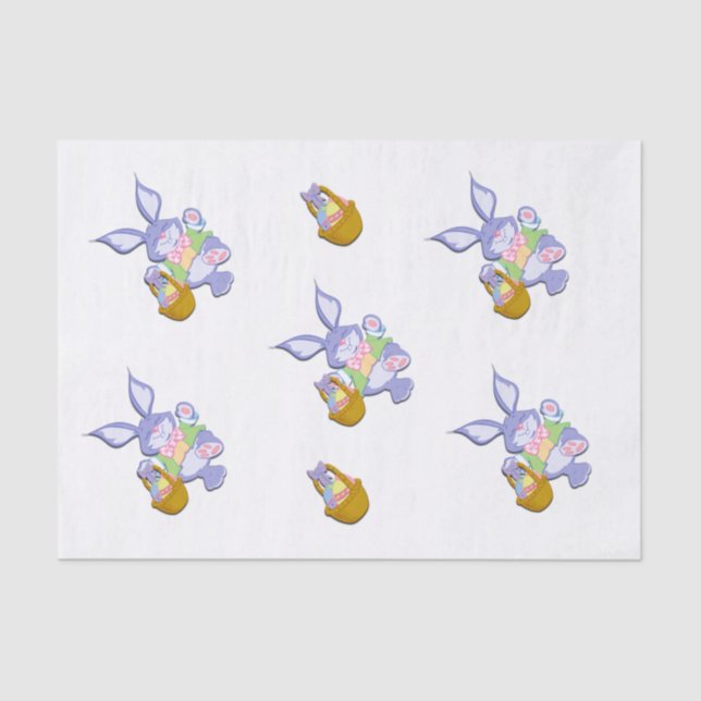 Tanzen Lila Ostersonnige Lavendel Seidenpapier (Vorderseite)