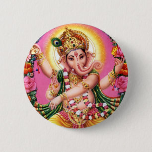 Tanzen-Lord Ganesha Button