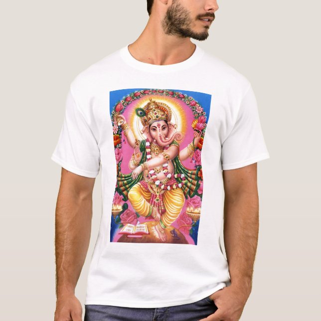 Tanzen-Lord Ganesha T-Shirt (Vorderseite)