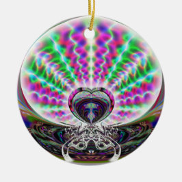 Tanzen-Mann u. Scarabäus-Verzierung Keramikornament