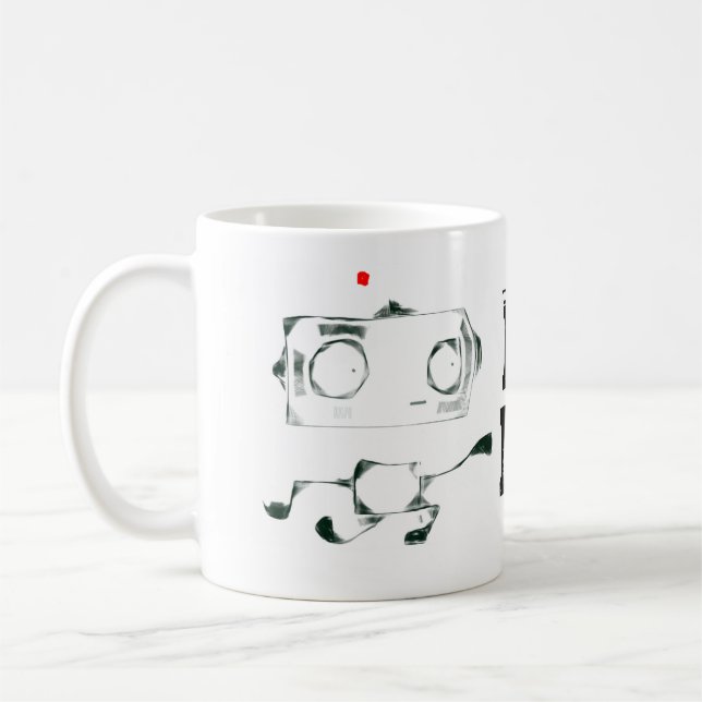 Tanzen-Maschinen-Tasse Kaffeetasse (Links)