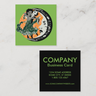 tanzen mit deiner Dunkelheit Quadratische Visitenkarte