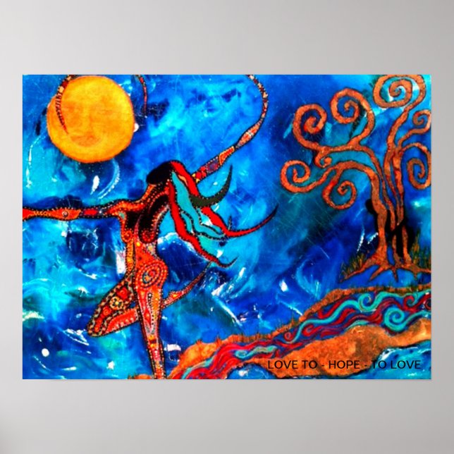 Tanzen mit dem Mond Poster (Vorne)