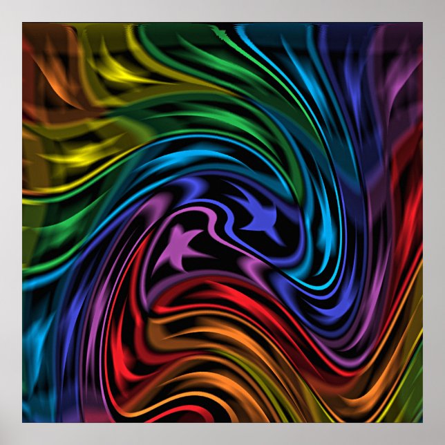 Tanzen mit dem Sternenplakat Poster (Vorne)