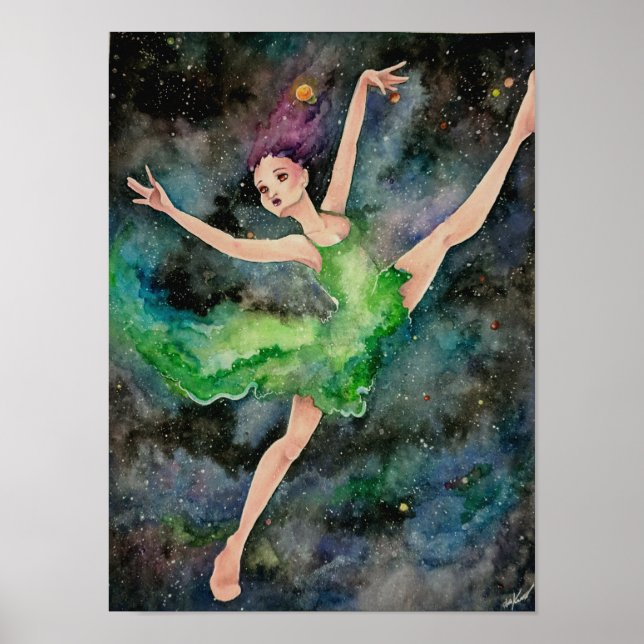 Tanzen mit dem Universum-Poster Poster (Vorne)