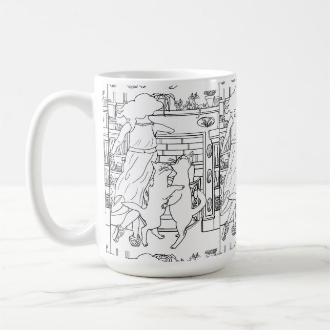Tanzen mit Katzen 🐈 Kaffeetasse (Links)