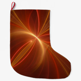 Tanzen mit moderner Abstrakter Fraktal Kunst Großer Weihnachtsstrumpf