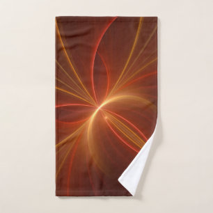 Tanzen mit moderner Abstrakter Fraktal Kunst Handtuch