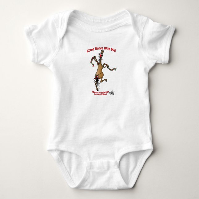 Tanzen-PferdeweihnachtsShirt! T-Shirt (Vorderseite)