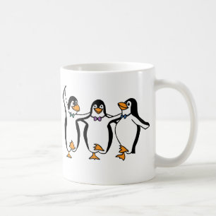 Tanzen-Pinguine Tasse