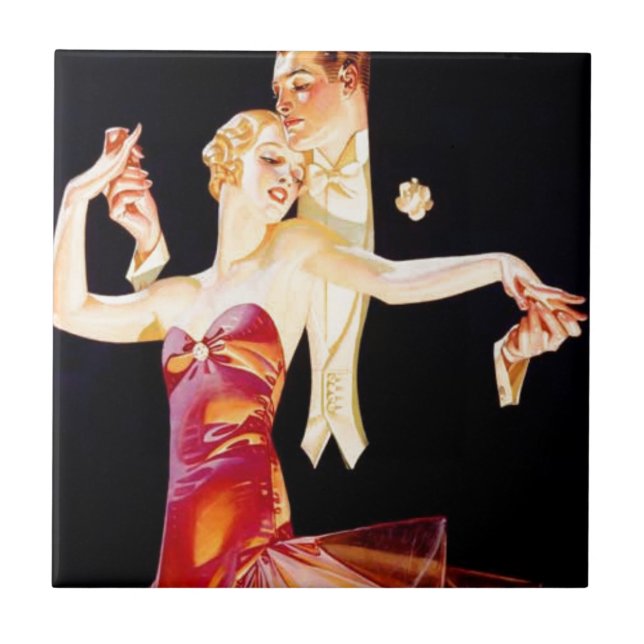 Tanzen-Prallplatte Fliese (Vorderseite)