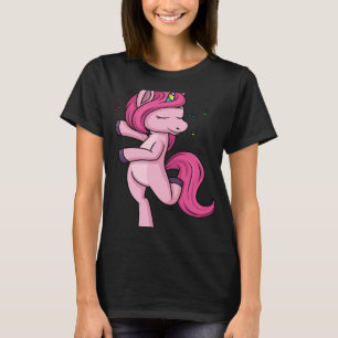 Tanzen Rosa Einhorn Einhorn für Frauen und Mädchen T-Shirt