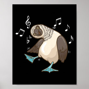 Tanzen S I Blaufüßiger Boo Poster