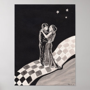 Tanzen Sie mich zum Sternplakat Poster