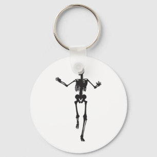 Tanzen-Skelett Schlüsselanhänger