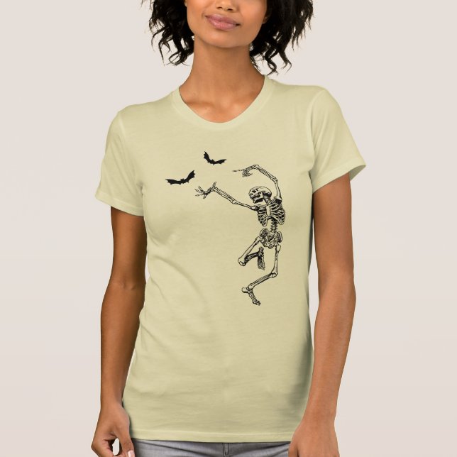 Tanzen-Skelett-T - Shirt (Vorderseite)