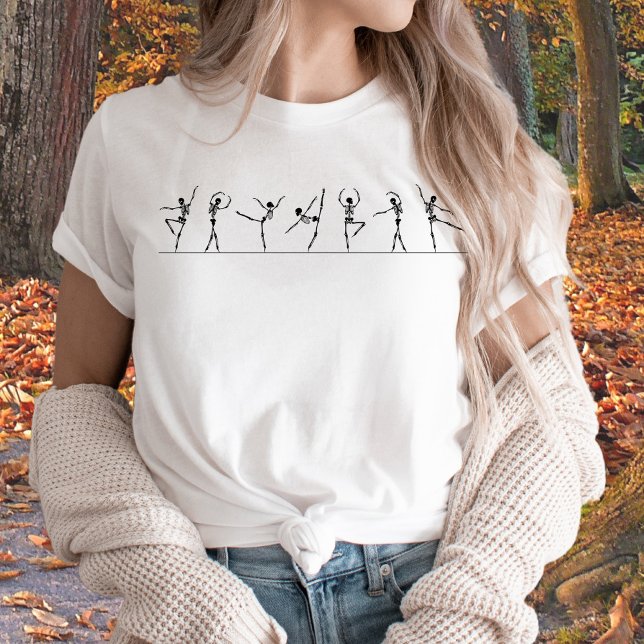 Tanzen Skeletto Ballerinas Ballerinas Ballet T-Shirt (Von Creator hochgeladen)
