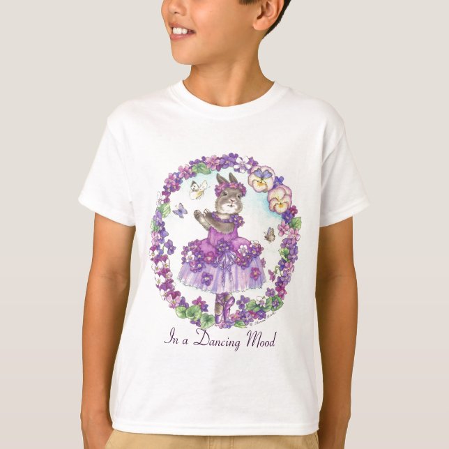 Tanzen-Stimmung scherzt T - Shirt (Vorderseite)