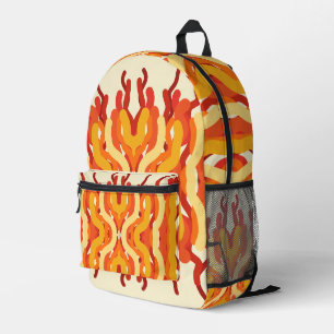 Tanzen Sunburst Pop der Abstrakten Kunst Bedruckter Rucksack