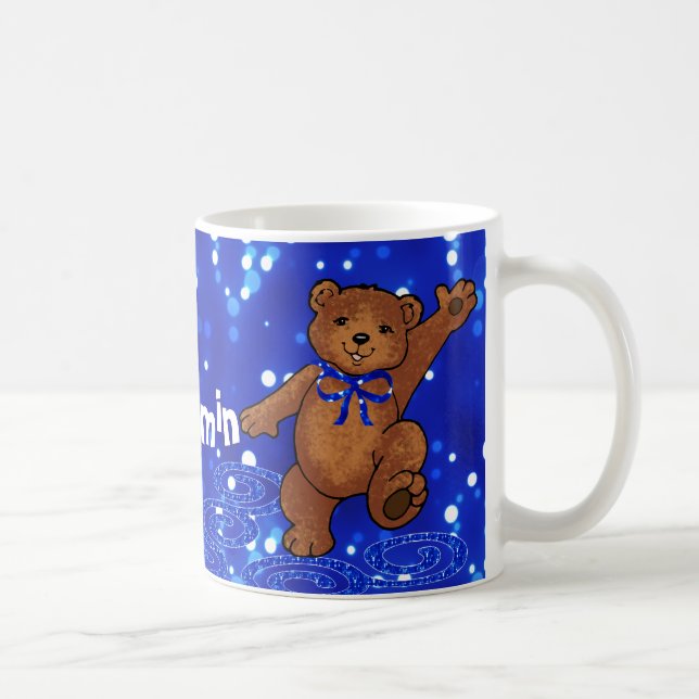 Tanzen-Teddybär Tasse (Rechts)