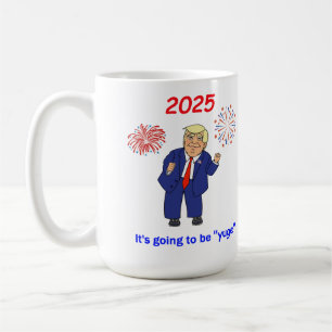 Tanzen Trump Design - "Yuge" Kaffeetasse