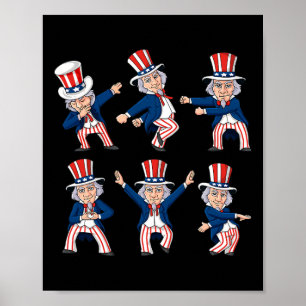 Tanzen Uncle Sam 4. Juli Tanz Challenge Boys Poster
