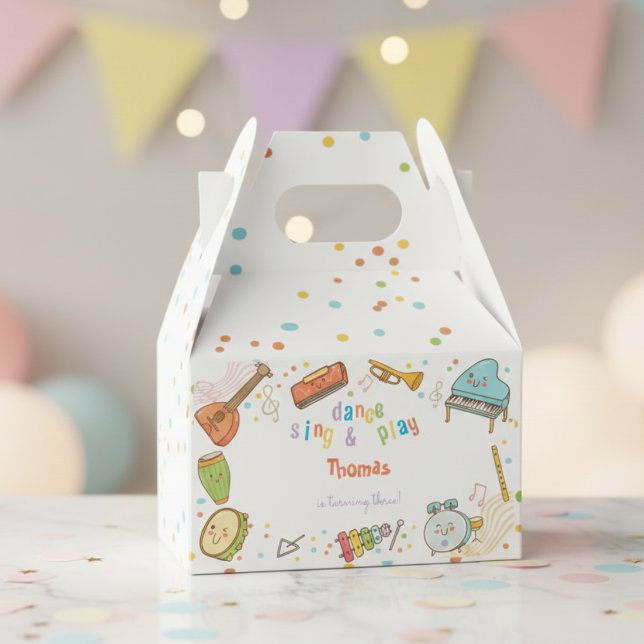 Tanzen und Kindergeburtstag Geschenkschachtel (Von Creator hochgeladen)