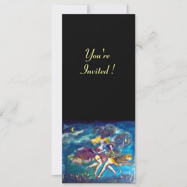 TANZEN UND MUSIK IN DER NACHT EINLADUNG (Vorderseite)